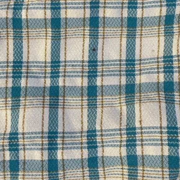 Wrangler Shirt Mens Large Plaid Long Sleeve Casual Button Up Vented Breathable - Picture 9 of 16